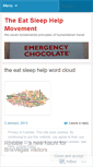 Mobile Screenshot of eatsleephelp.wordpress.com