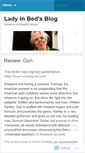 Mobile Screenshot of ladyinbed.wordpress.com