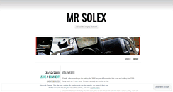 Desktop Screenshot of mrsolex.wordpress.com