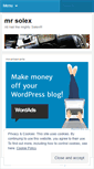 Mobile Screenshot of mrsolex.wordpress.com
