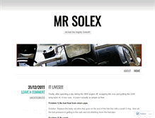 Tablet Screenshot of mrsolex.wordpress.com