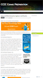 Mobile Screenshot of cceeexamsquestions.wordpress.com