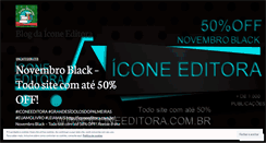 Desktop Screenshot of iconeeditora.wordpress.com