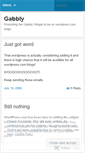 Mobile Screenshot of gabblywidget.wordpress.com