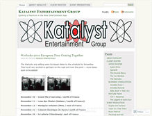 Tablet Screenshot of katalyzed.wordpress.com