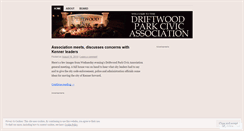 Desktop Screenshot of driftwoodcivic.wordpress.com