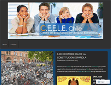 Tablet Screenshot of ceelechile.wordpress.com