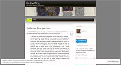 Desktop Screenshot of itstheword.wordpress.com