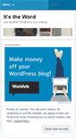Mobile Screenshot of itstheword.wordpress.com