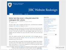 Tablet Screenshot of jibcweb.wordpress.com