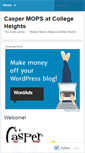 Mobile Screenshot of caspermopsatcollegeheights.wordpress.com