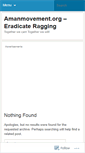 Mobile Screenshot of amanmovement.wordpress.com