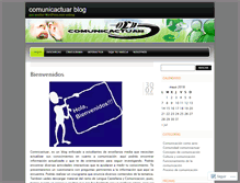 Tablet Screenshot of comunicactuar.wordpress.com
