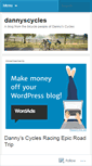 Mobile Screenshot of dannyscycles.wordpress.com