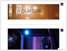 Tablet Screenshot of cwolafson.wordpress.com