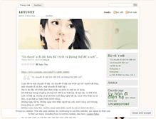 Tablet Screenshot of letuyet.wordpress.com
