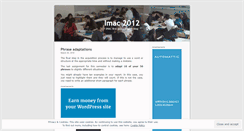 Desktop Screenshot of imac2012.wordpress.com