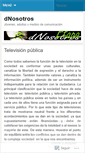 Mobile Screenshot of dnosotros.wordpress.com