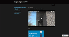 Desktop Screenshot of colgatedigitalarts.wordpress.com