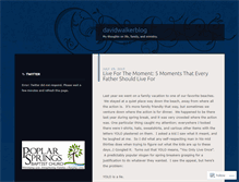 Tablet Screenshot of davidwalker1.wordpress.com