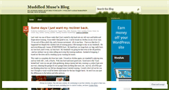 Desktop Screenshot of muddledmuse.wordpress.com