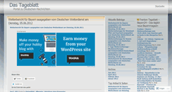Desktop Screenshot of dastageblatt.wordpress.com