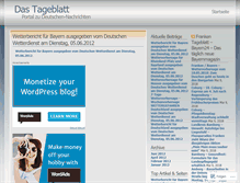 Tablet Screenshot of dastageblatt.wordpress.com