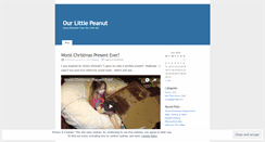 Desktop Screenshot of littlepeanut.wordpress.com