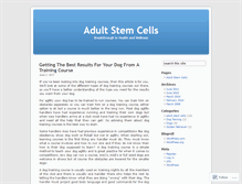 Tablet Screenshot of adultstemcells.wordpress.com