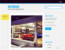 Tablet Screenshot of infobam.wordpress.com