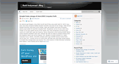 Desktop Screenshot of budisetiyawan.wordpress.com