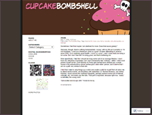 Tablet Screenshot of cupcakebombshell.wordpress.com