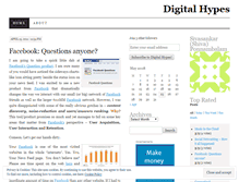 Tablet Screenshot of digitalhypes.wordpress.com