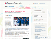 Tablet Screenshot of deportesazonado.wordpress.com