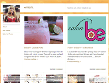 Tablet Screenshot of hairemily.wordpress.com