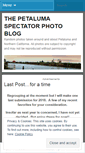 Mobile Screenshot of petalumaspectatorphotoblog.wordpress.com