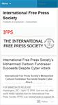 Mobile Screenshot of internationalfreepresssociety.wordpress.com