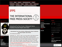 Tablet Screenshot of internationalfreepresssociety.wordpress.com