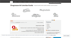 Desktop Screenshot of programasloterias.wordpress.com