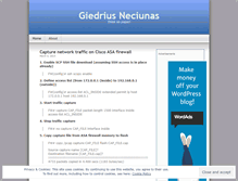 Tablet Screenshot of neciunas.wordpress.com