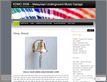 Tablet Screenshot of kdmg.wordpress.com