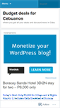 Mobile Screenshot of budgetdeals.wordpress.com