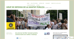 Desktop Screenshot of defensasanitatpublica.wordpress.com