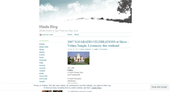 Desktop Screenshot of hindublog.wordpress.com