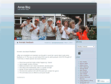 Tablet Screenshot of annajessicarose.wordpress.com