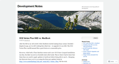 Desktop Screenshot of devnotesblog.wordpress.com