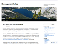 Tablet Screenshot of devnotesblog.wordpress.com