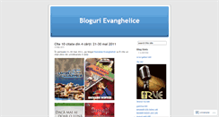 Desktop Screenshot of blogurievanghelice.wordpress.com