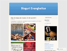 Tablet Screenshot of blogurievanghelice.wordpress.com