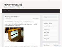 Tablet Screenshot of krwoodworking.wordpress.com
